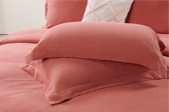 Rayon Linen Couverture de couette roi OEM Solid Durable King Couverture de couette ensemble