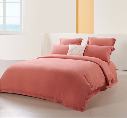 Rayon Linen Couverture de couette roi OEM Solid Durable King Couverture de couette ensemble