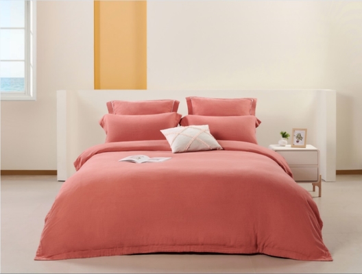 Rayon Linen Couverture de couette roi OEM Solid Durable King Couverture de couette ensemble