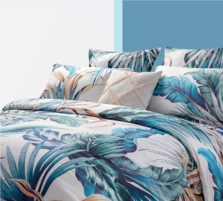 Ensemble de couverture de couette en coton imprimé numérique Twin XL