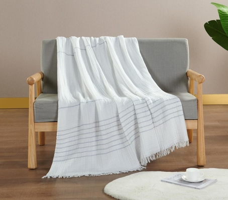 Couverture de polyester de coton recyclé Oeko Tex Standard 100 Couverture