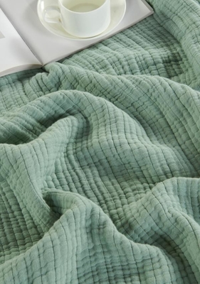 Couverture en mousseline 100% coton King Couverture en mousseline légère durable