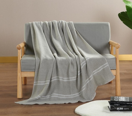 Couverture en coton poly Eco Melange Couverture en coton OEM et en polyester