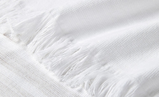 Rideau de douche en polyester 72X72&quot; Rideau de douche en coton blanc