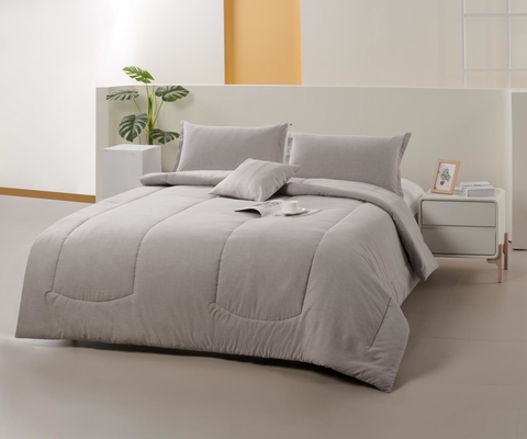 Ensemble de couette en polyester recyclé en coton Eco Melange
