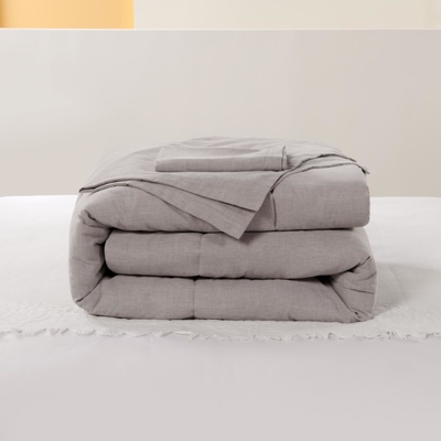 Ensemble de couette en polyester recyclé en coton Eco Melange