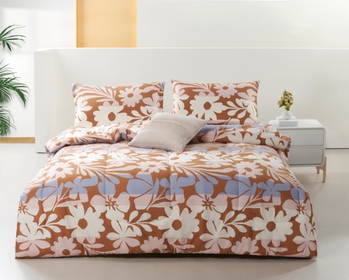 Ensemble de couette en coton imprimé