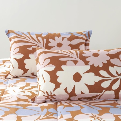 Ensemble de couette en coton imprimé
