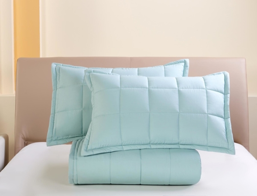 Couverture en coton respirant OEKO-TEX Couverture en vert clair OEM
