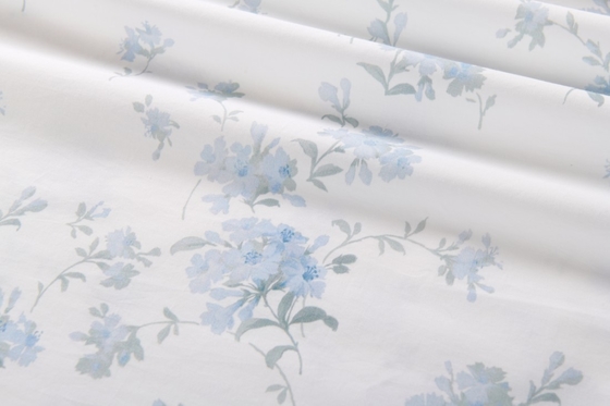 Un ensemble de feuilles imprimées en coton OEM