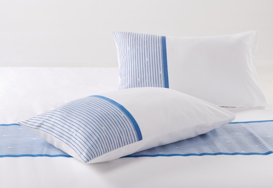 60 coton 40 feuilles de polyester Blanc poly coton feuille de lit de l' hôtel