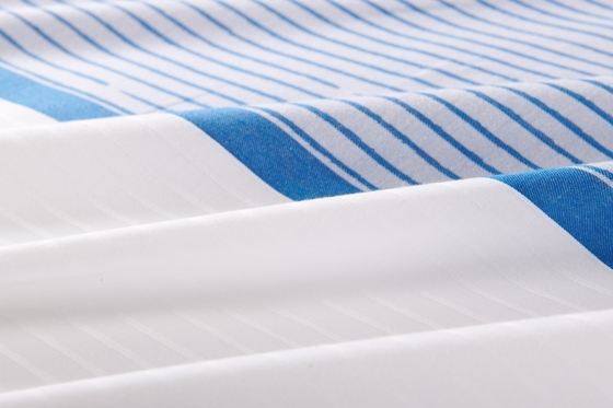 60 coton 40 feuilles de polyester Blanc poly coton feuille de lit de l' hôtel