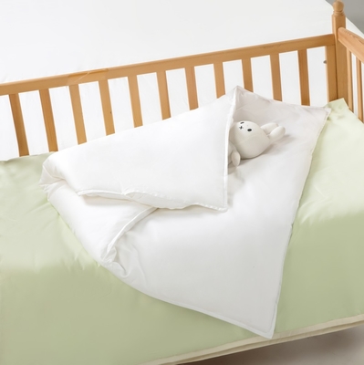 Couvertures pour enfants de taille jumelle Blanc coton biologique Couvertures pour enfants jumelles