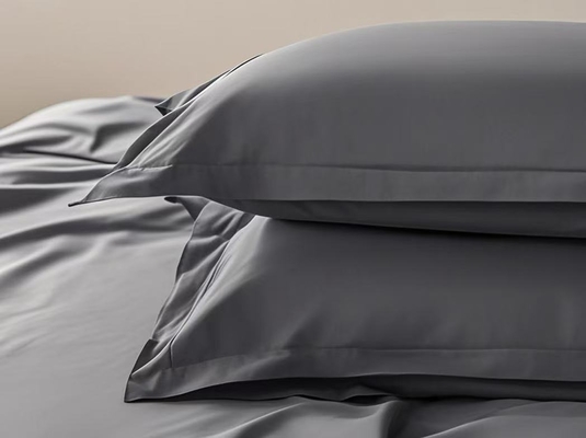 OEM Tencel Lyocell Comforter Set Gris foncé Confortable jumeaux Comforter Sets