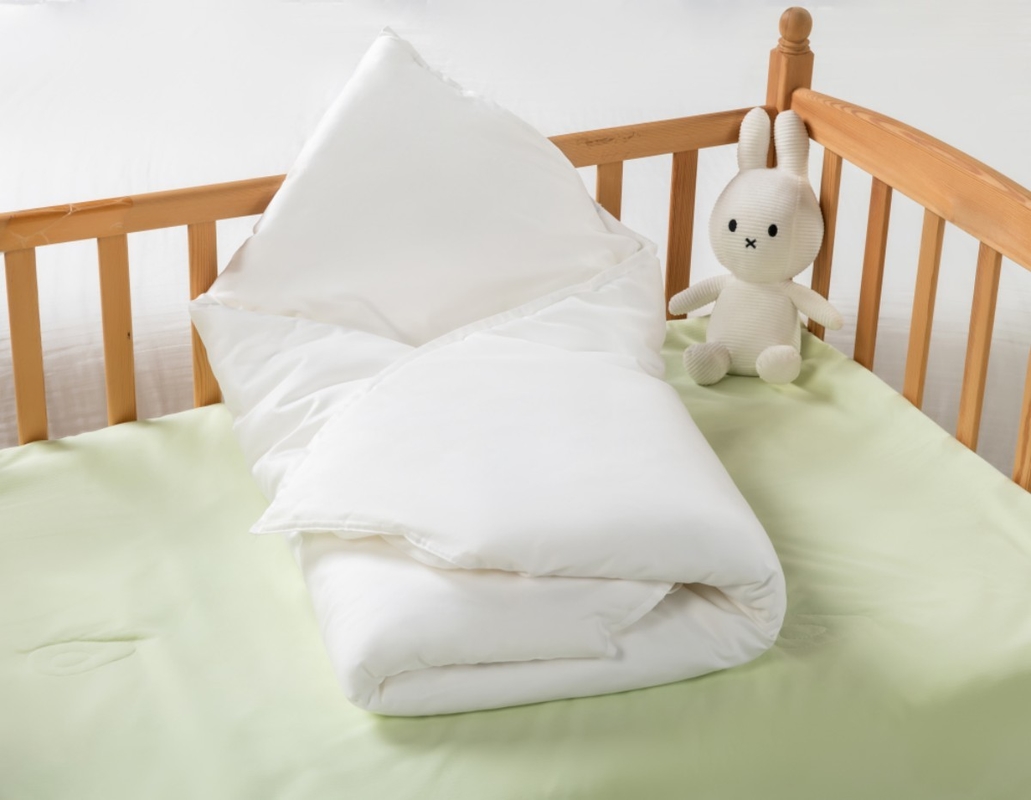 Couvertures pour enfants de taille jumelle Blanc coton biologique Couvertures pour enfants jumelles