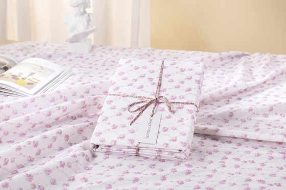 Tableau rose à fleurs en coton Tableau durable à la maison 60x90 60x120